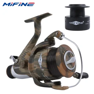 Carreto MIFINE Tele Carp Travão Duplo 3000–6000 com Linha