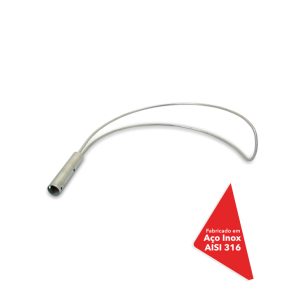 Gancho salva-vidas em aço inox AISI-316