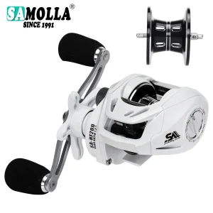 Carreto de Casting SAMOLLA Long Shot 7.2:1 6+1 Rolamentos