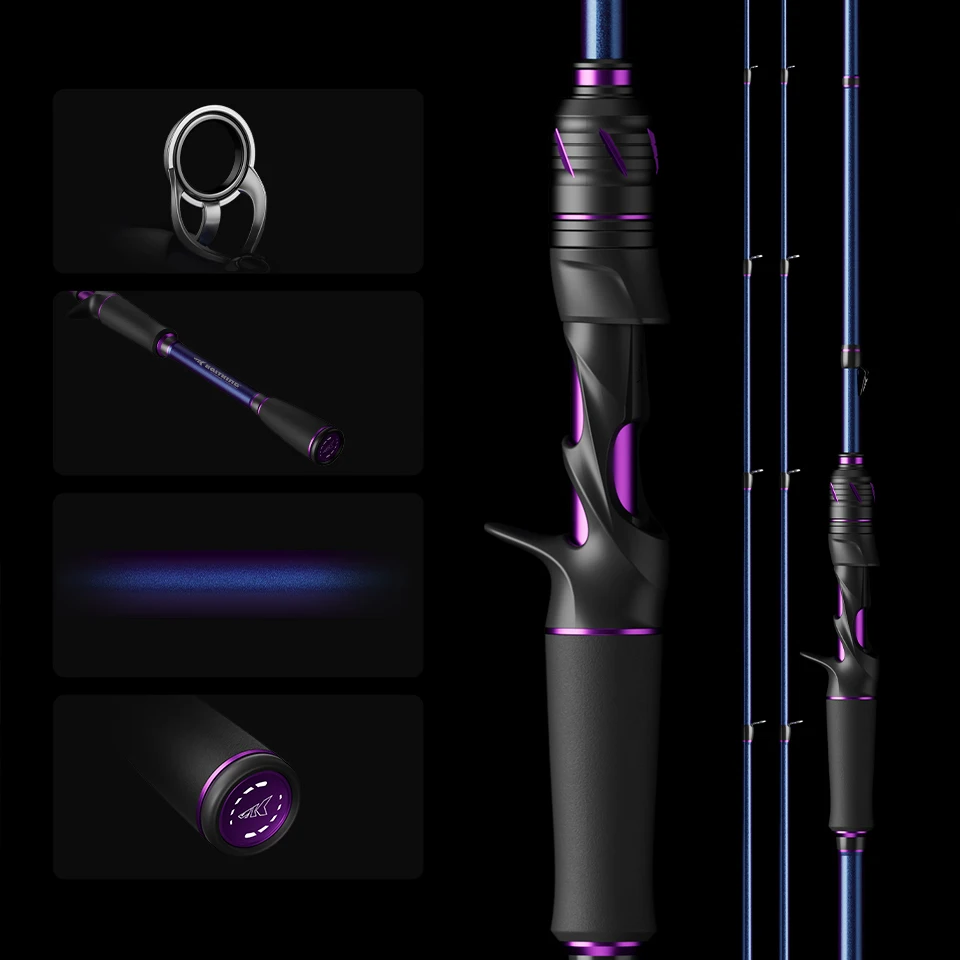 Cana KastKing Royale Legend III em Carbono 2.13m-2.4m Ação F - Image 7