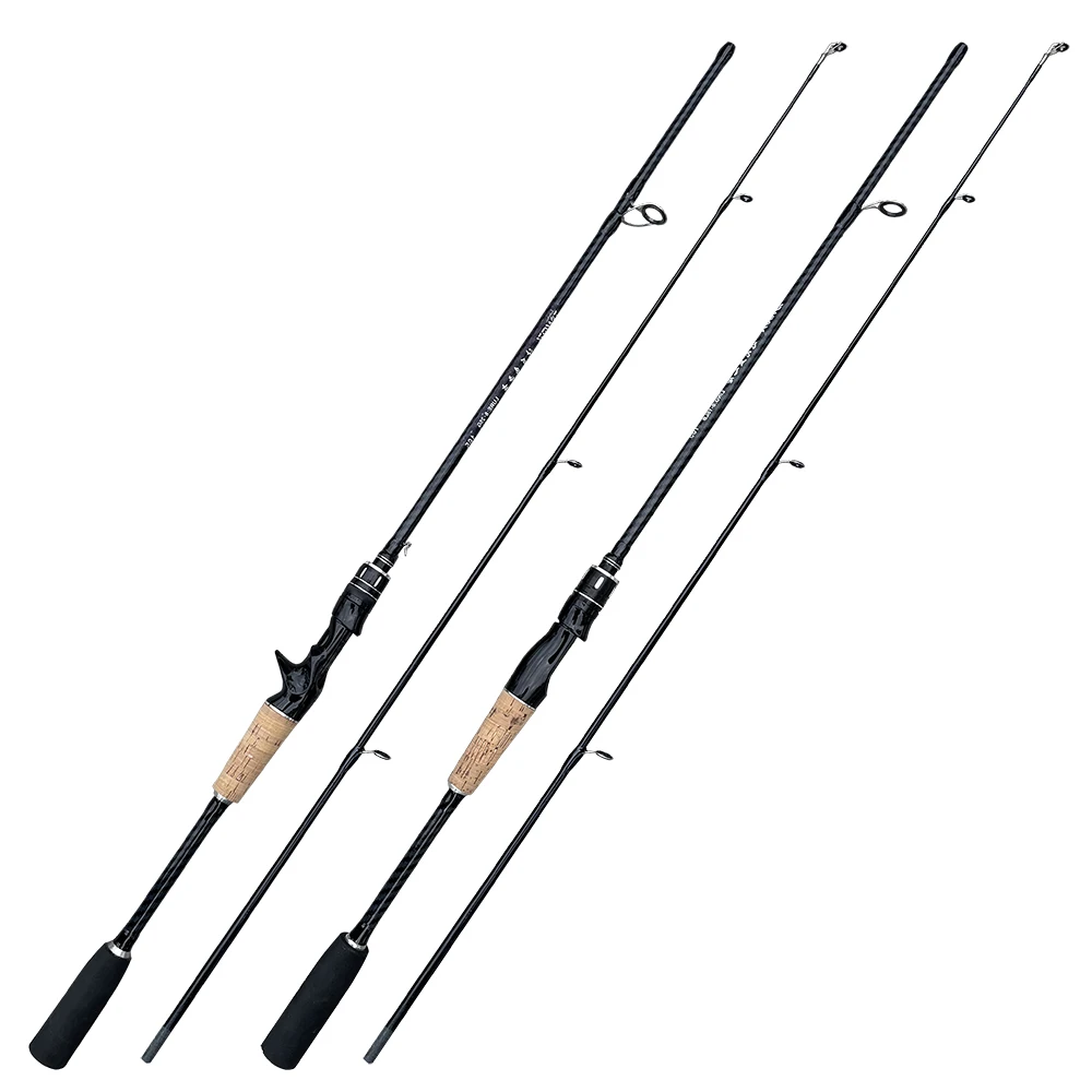 Cana de Carbono ML 2 Secções Spinning/Casting 1.65m/1.8m Ação F - Image 2