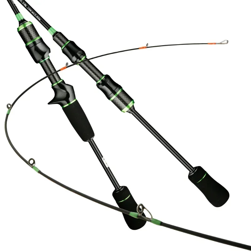 Cana de Pesca Ultralight em Carbono – Spinning e Casting, 2-8g Ação F - Image 3