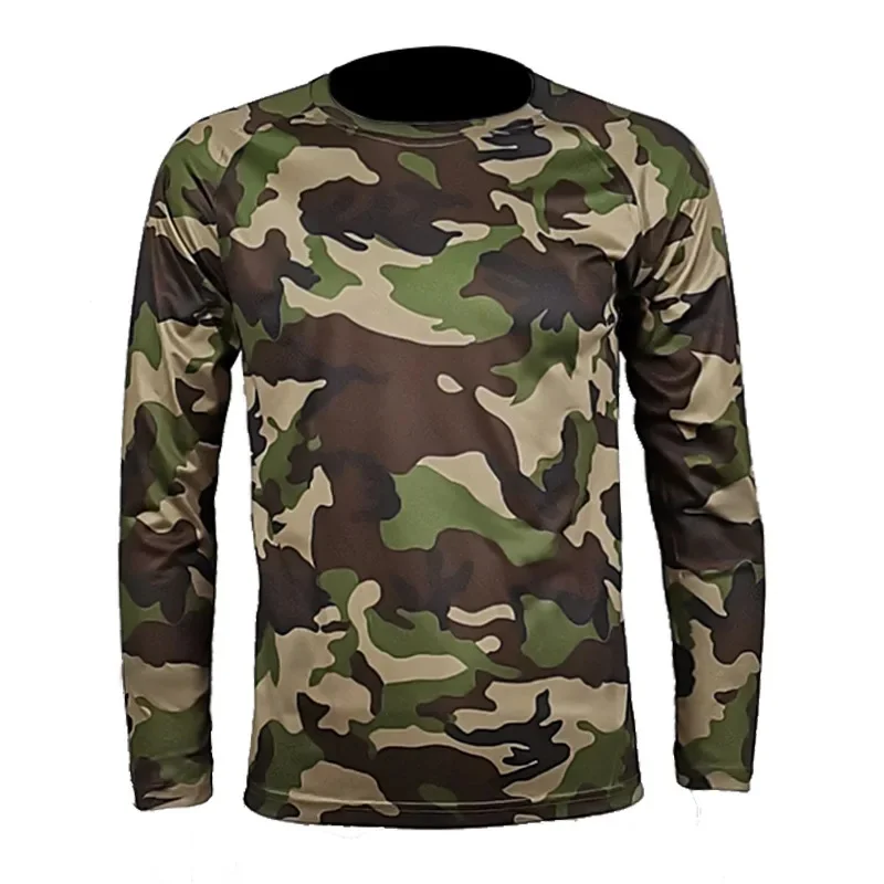 Camisola Técnica de Pesca Camuflada Manga Comprida Secagem Rápida - Image 7