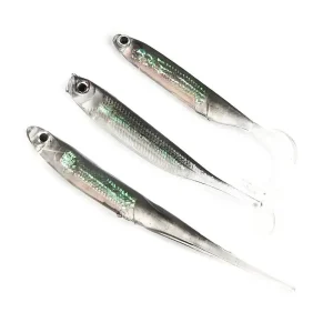 Amostra Softbait T-Tail Silicone 7-9.3cm para Predadores