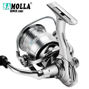 Carreto de Spinning SAMOLLA 5.2:1 6+1 Rolamentos 10kg
