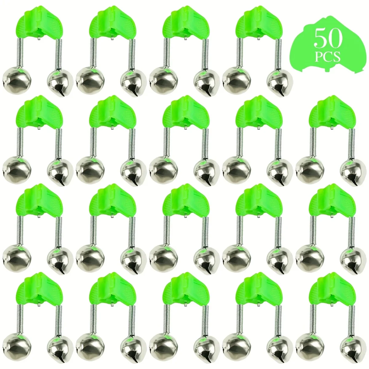Conjunto de Guizos com Clip para Cana de Pesca (10 ou 50 Unidades) - Image 2