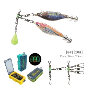 Conjunto de Conectores Rápidos Rotativos Tipo Oito Fluorescente (25 Unidades)