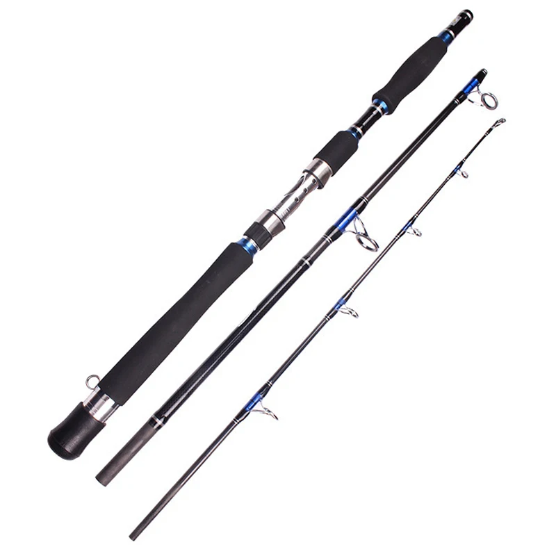Cana Jigging Mavllos Storm Tuna 1.8m–2.1m, Ação Rápida, 3 Secções, 70–250g, 30–50lb, Carbono 24T, para Pesca Embarcada - Image 7