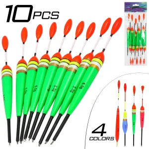 Conjunto 10 Bóias Verticais EVA Sougayilang 3–6g para Pesca à Bóia