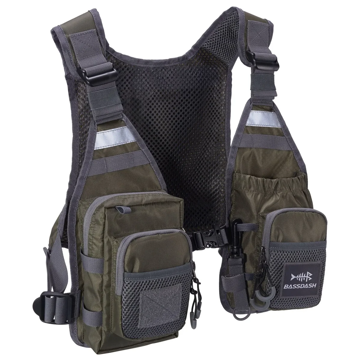 Colete de Pesca Ultraligeiro Bassdash FV08 com Pack Frontal Ajustável - Image 2