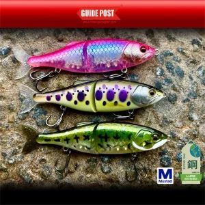 Swimbait Articulado Slow Sinking 70mm 4,5g para Predadores
