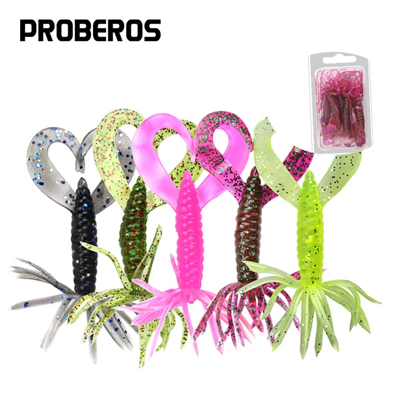 Amostra Softbait PROBEROS Umbrella Grub 7cm 1.8g - Image 2
