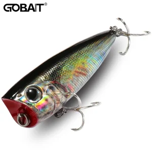 Amostra Popper GOBAIT 6.5cm 8g Superfície com Fateixas