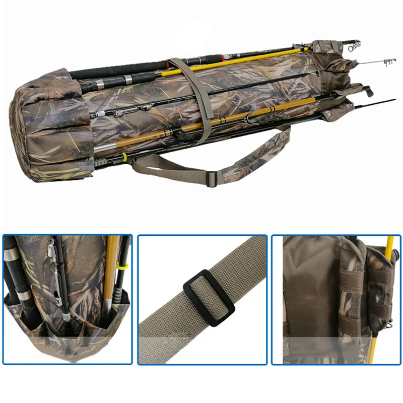 Mochila Cilíndrica para Transporte de Canas Impermiável - Image 4