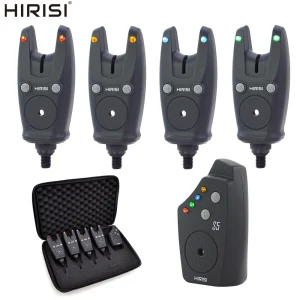 Conjunto Hirisi S5 Alarmes de Toque Sem Fios para Carpfishing