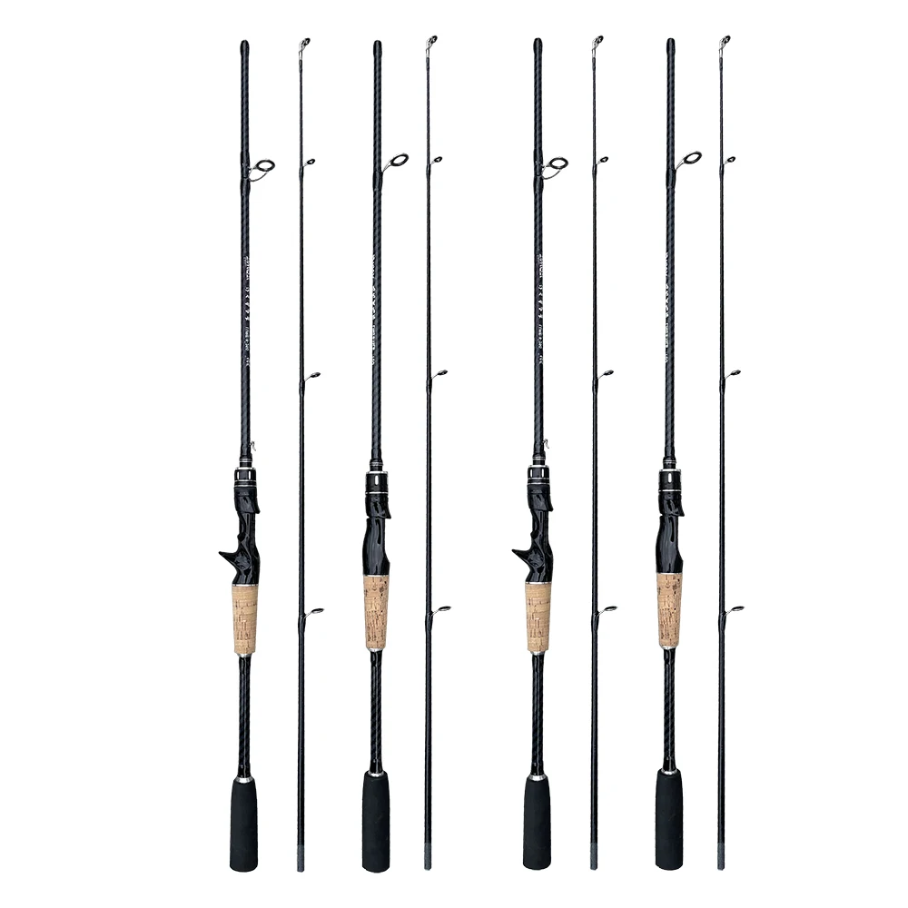 Cana de Carbono ML 2 Secções Spinning/Casting 1.65m/1.8m Ação F - Image 4