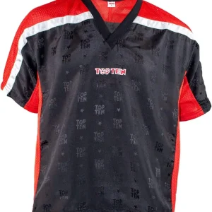 T-shirt com decote em V Kickboxing TOPTEN “Mesh”